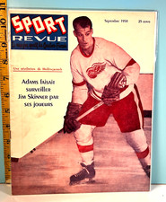 🔥 Sept. 1958 Sport Revue French-Canadian Hockey Magazine HIGH GRADE!🔥 G. Howe!