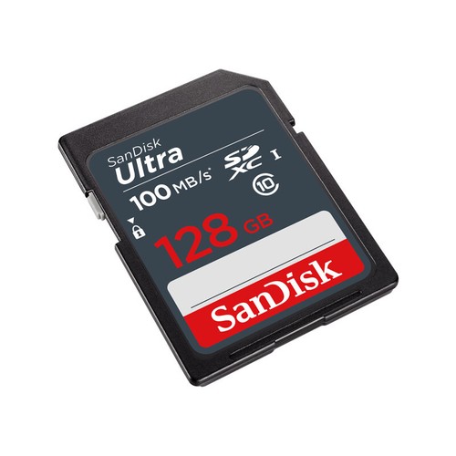 ORIGINAL SanDisk Ultra SD Speicherkarte 128GB SDXC UHS-I, 100MB/s - Bild 2 von 2
