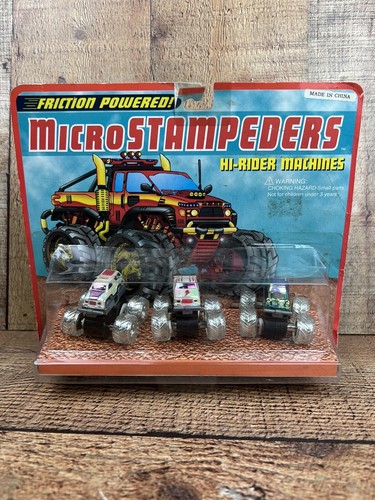 New Sealed Micro monster trucks Funline Mad max Stampeders Hi-Rider Machines - Picture 22 of 24