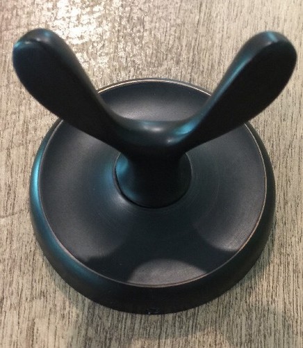 Oil Rubbed Bronze Bathroom Double Towel / Robe Hook US12 (500 Series) - Picture 3 of 3