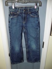 Sonoma Relaxed Fit W/Adjustable Waist Jeans Size 7 Boy's EUC