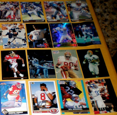 (58 NMT-MT HALL OF FAMERS) + SUPER STARS NFL SHARP VINTAGE RARE VARIATION CARDS