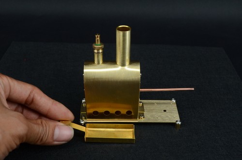 12ML Mini M50 Dampfkessel mit Sicherheitsventil für Dampfmaschinenmodell Neu - Bild 2 von 5