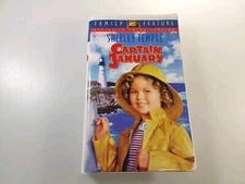 Captain January VHS 1936, 1995 Clamshell Shirley Temple 🎥🎞️🎦