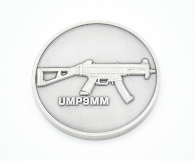 HECKLER & KOCH HK UMP 9MM RIFLE CHALLENGE COIN HK NO COMPROMISE P7 USP VP9 P30SK
