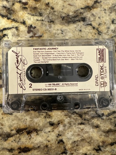 ‘90 Erich Kunzel Cincinnati Pops Fantastic Journey Movie Telarc Digital Cassette - Picture 4 of 5