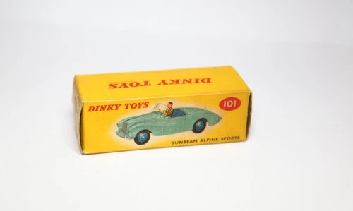 Dinky 101 Sunbeam Alpine Sports EMPTY Original Box - Excellent Vintage