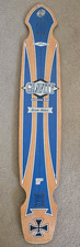 Vintage Gravity 57" Ed Economy Bank Rider Longboard with Kick Tail