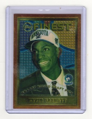1995-96 Finest #115 Kevin Garnett | eBay