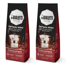 2 x Bialetti Caffe Macinato Ground Coffee - Perfetto Moka Chocolate (2 x 250g) 44.00 per kilo