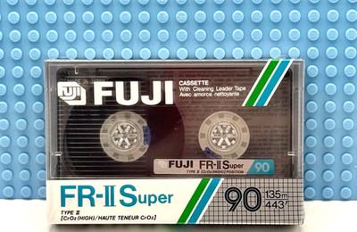 FUJI   FR II-S  SUPER  90  1985   TYPE II     BLANK CASSETTE TAPE (1) (SEALED)