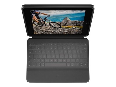 Logitech Rugged Folio for iPad-10th gen OXFORD GREY DEU WESTMID-511 Tastatur