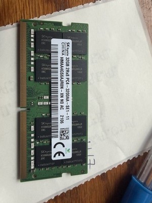 HYNIX 32GB 2Rx8 PC4-3200AA SODIMM LAPTOP MEMORY HMAA4GS6CJR8N