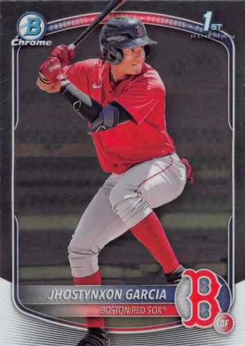 Jhostynxon Garcia Boston Red Sox 2025 Bowman Chrome 1° Bowman #BCP-43 - Foto 1 di 2
