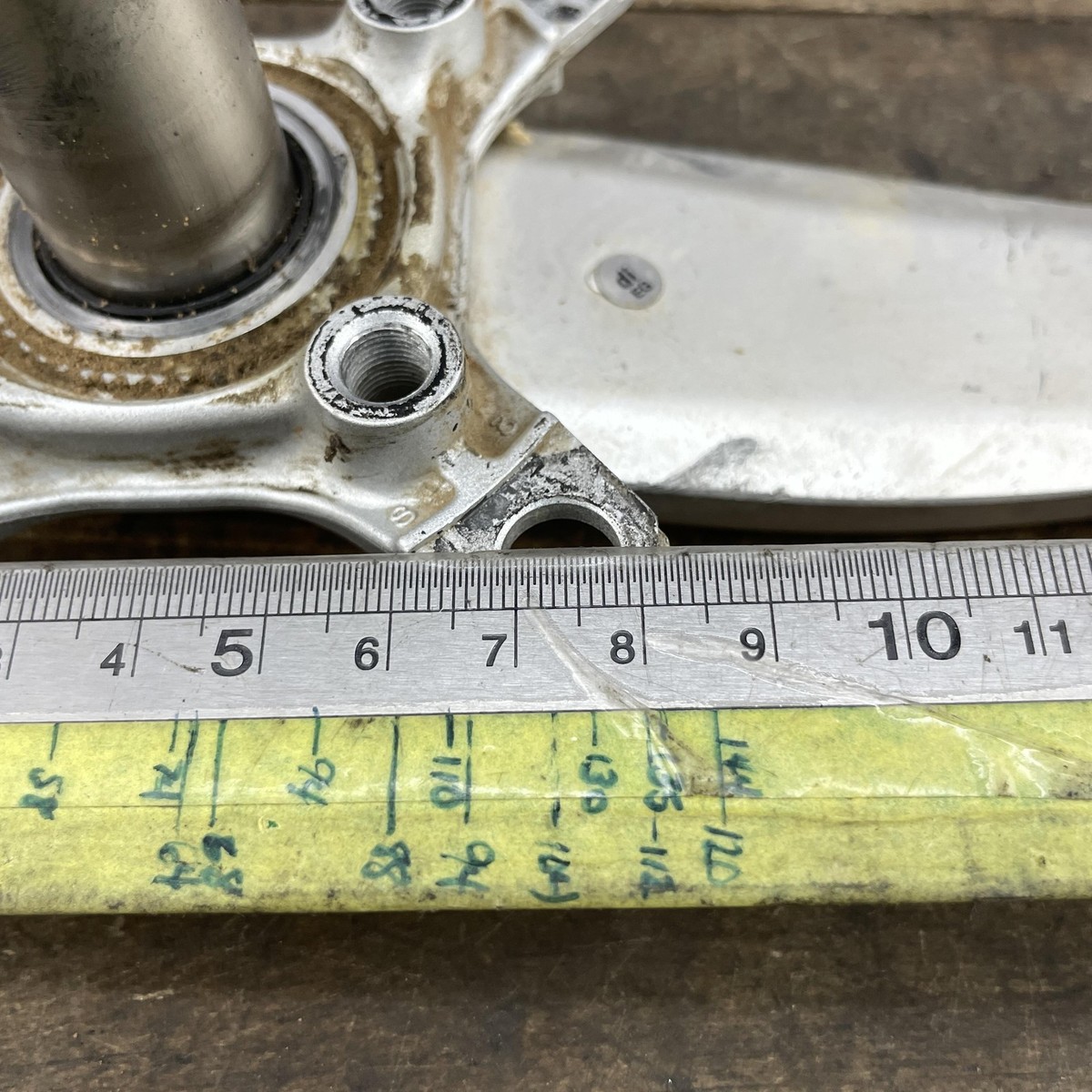 Bielles Shimano BMX DXR 175 mm SMCR Hollowtech II sans plateau