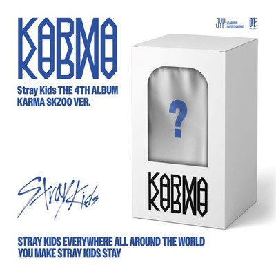 straykids スキズ　KARMA SKZOO キーリング コンプ　I104 Stray Kids KARMA 4th Album SKZOO Ver NFC+Keyring+Photocard+