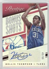 2014 Panini Prestige Bonus Shots Red Premium 45/99 Hollis Thompson #81 Auto d4y