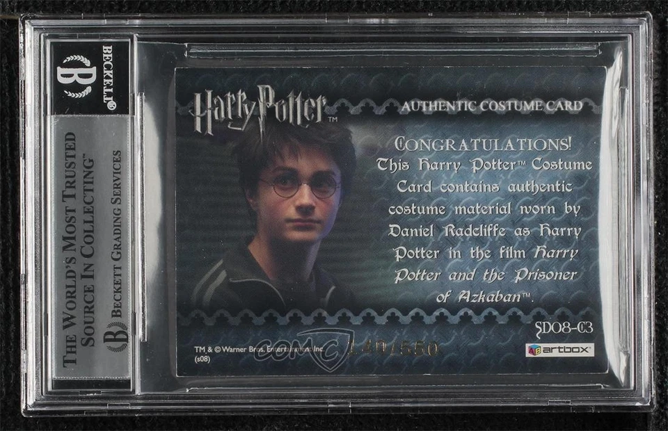 2008 Harry Potter San Diego Comic Con Promos World in 3-D /550 BGS 8 ne4 - Image 2 of 3