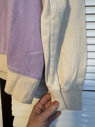 BILLABONG Women’s Since 73 Brooklyn Crew Neck Purple Jumper Fleece Large - Picture 7 of 14