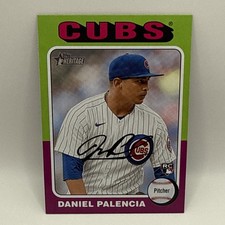 Daniel Palencia Chicago Cubs 2024 Topps Heritage Rookie Card RC #491. rookie card picture