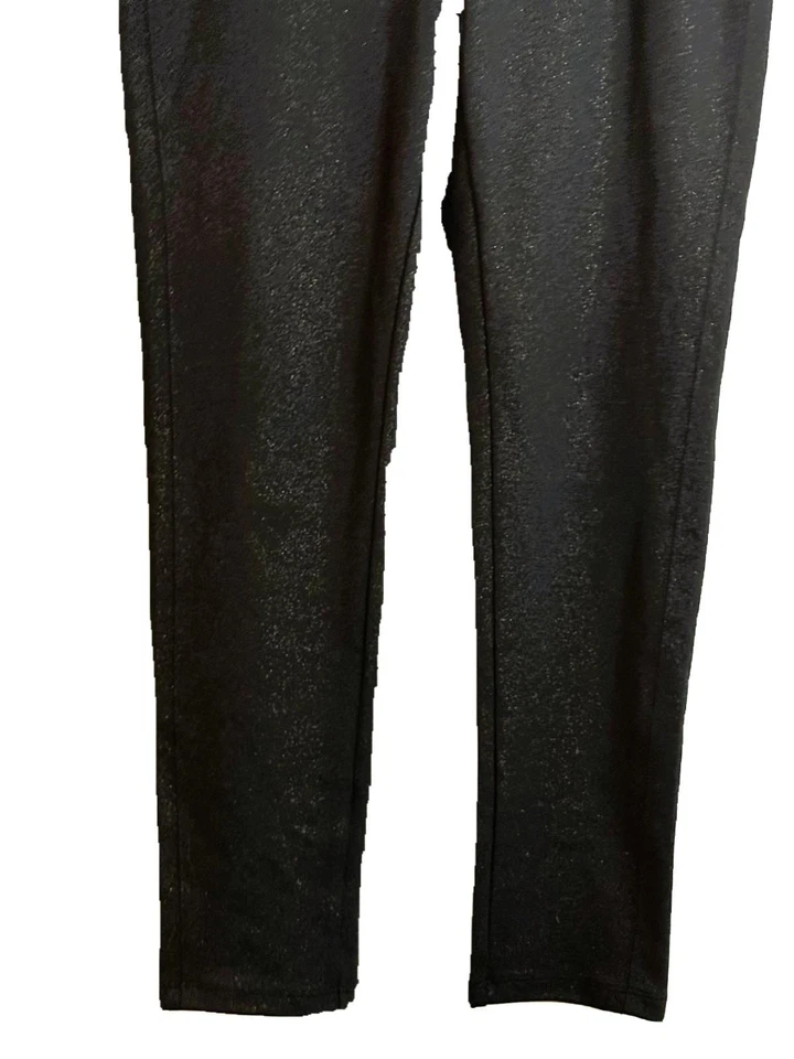 Calça Legging Feminina Elástica APT 9 Preta Metálica Tamanho P - Imagem 3 de 4