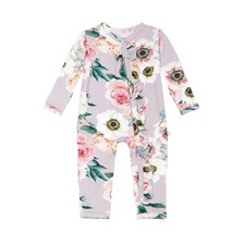 Footie Pajamas for Baby Girls, Soft Viscose from Bamboo