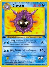 Cloyster 1st Edition Uncommon Fossil 32/62 NM on eBay