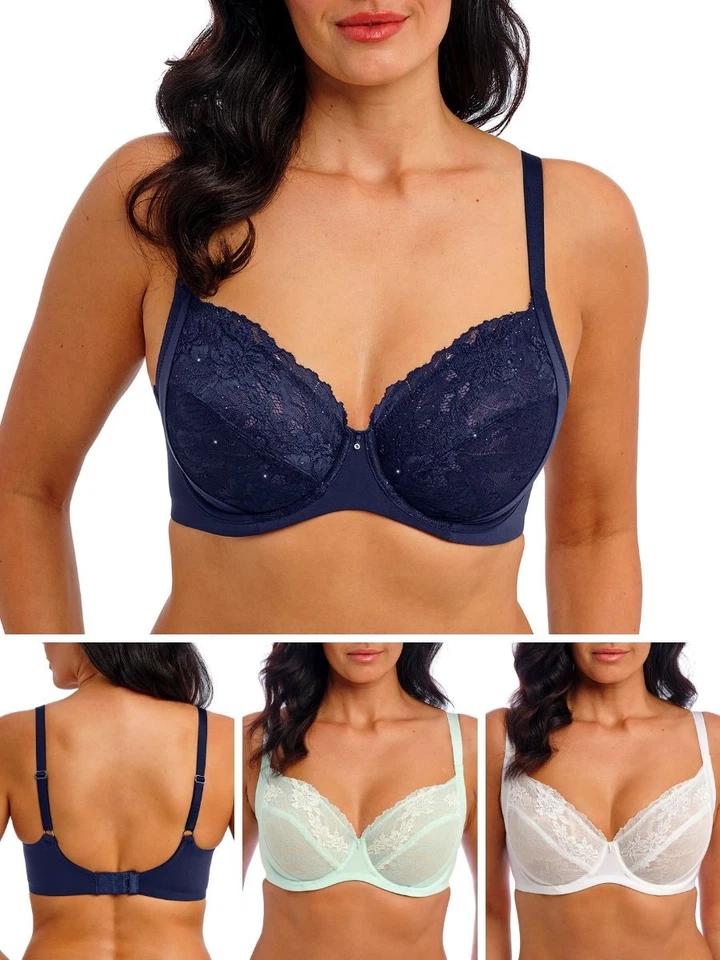 Wacoal Most Divine Bra Stretch Lace Underwired Non Padded Side Support Bras