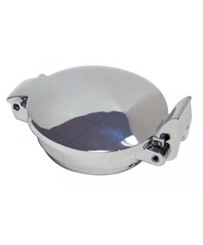 Mountney Classic Aston Style Flip Fuel Petrol Cap Stainless Steel MPF1 - Foto 1 di 2