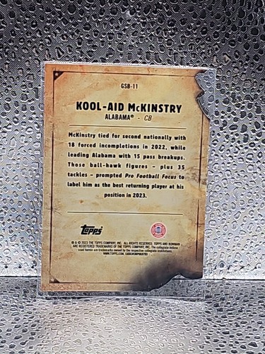 2023 Bowman Best University Wanted Bandit Sp Kool Aid Mckinstry Geometric Rc - Picture 2 of 2