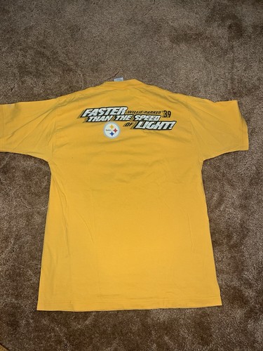 Fast Willie Parker Pittsburgh Steelers Vintage NFL Team Apparel Herren M T-Shirt - Bild 7 von 7