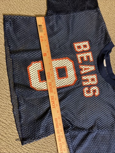 Vintage Sand-knit Cropped Football Jersey Chicago Bears 9 Jim McMahon Medium - Picture 4 of 7