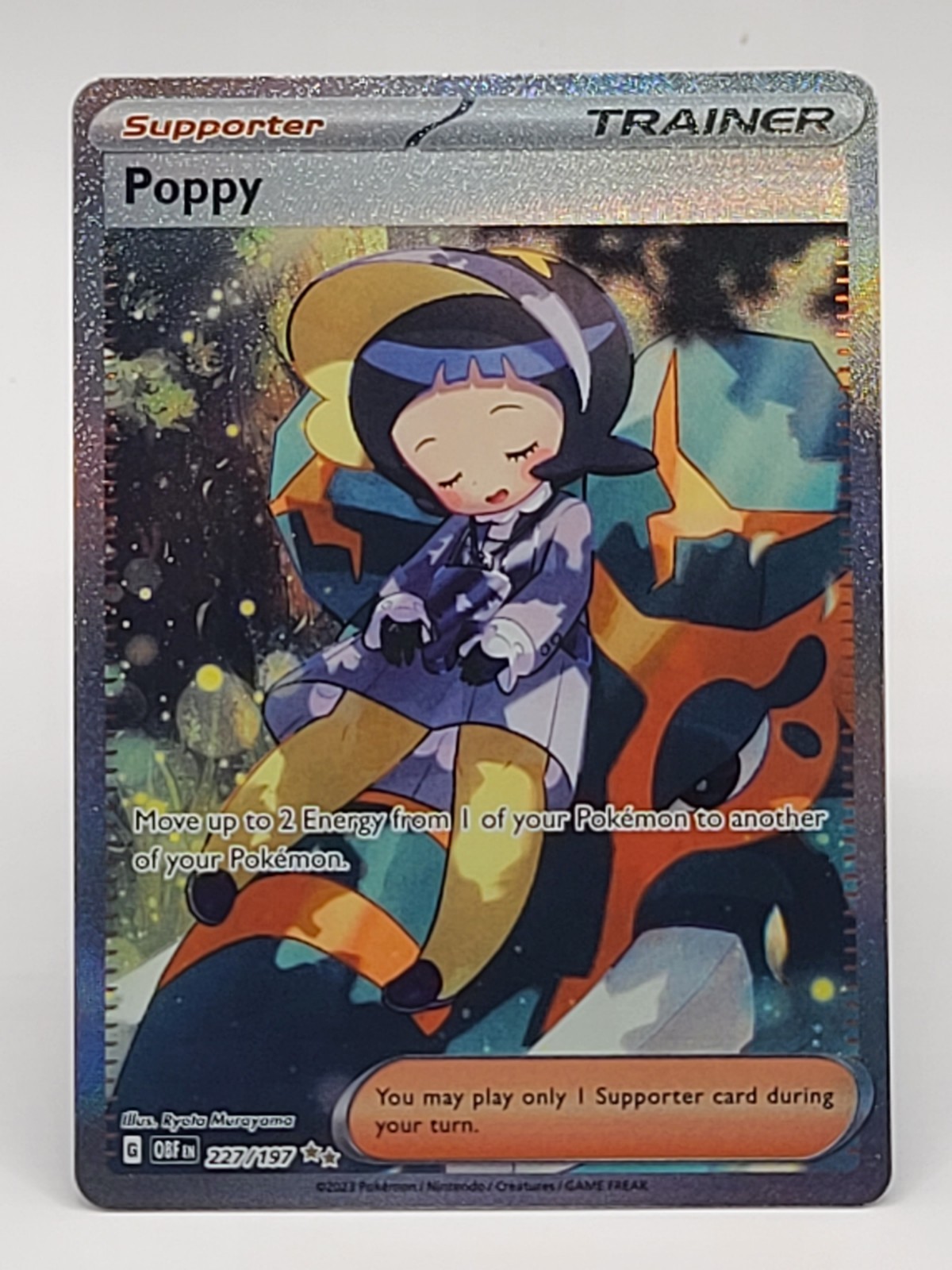 Poppy 227/197 SV03: Obsidian Flames Holo