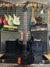 ESP LTD Kirk Hammett LTD KH-25 Distressed Black 2012 Left-Handed Electric Guitar