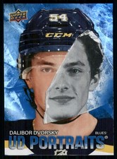 2025-26 Upper Deck UD Portraits #P22 Dalibor Dvorsky St. Louis Blues TW3507