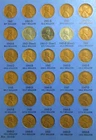1941PDS-1965 US LINCOLN CENT x33 Set of 64 Different w Whitman Album!