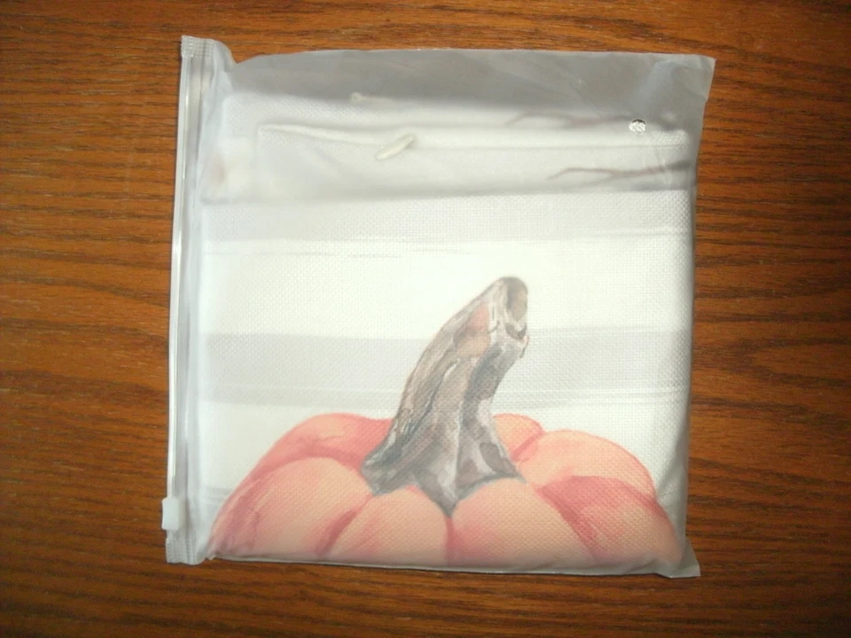 NEW Decorative Fall Pumpkins Lumbar Throw Pillow Covers 12x20 in. Set of 2 - Image 2 of 3