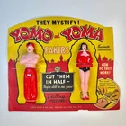 Marx Vintage Celluloid Yomo and Yoma Fakirs Magic/Illusionist Toy Rare Complete