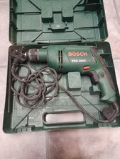 Bosch PSB 2002 Corded Electric Hammer Drill 240v In Case