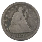 1875-S Liberty Seated Twenty Cent Piece AG/G Silver 20c