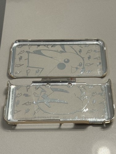 Hori Nintendo “New” 3DS XL Hard Shell Case Cover Gold Pikachu Pokemon