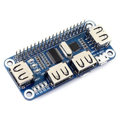 Waveshare 4 Port USB Hub pHAT für Raspberry Pi Zero