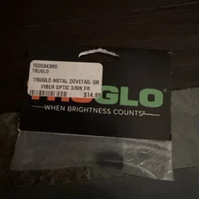 Truglo Front Sight Fits Any Standard 3/8 Dovetail .343" Height Green TGTG95343RG