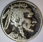 1921s Buffalo Nickel Better KEY Date Coin # 1921 S    NR AUCTION