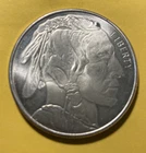 1 oz Silver Buffalo Round .999 Fine Silver Indian Head Design Bullion Coin