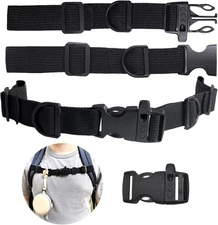 2 PCS Backpack Chest Strap Add on, Adjustable Sternum Straps for Backpacks... 