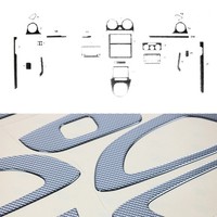 Innenraum Dekor Cockpit FüR VW Caddy 2003-2010 Carbon Optik 21Tlg