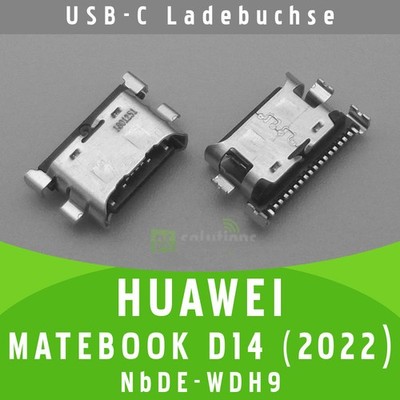 Huawei Matebook D14 (2022) NbDE-WDH9 Micro USB C Buchse Ladebuchse Port Socket