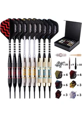 Turnart Darts Plastic Tip - Professional Soft Tip Darts Set for Electronic Dar.