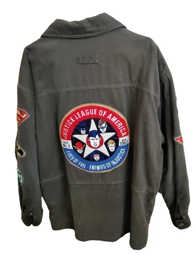 Vintage 1993 DC Fatigue Jacket Pre-Owned Size L Warner Bros. Studio Store - product listing photo